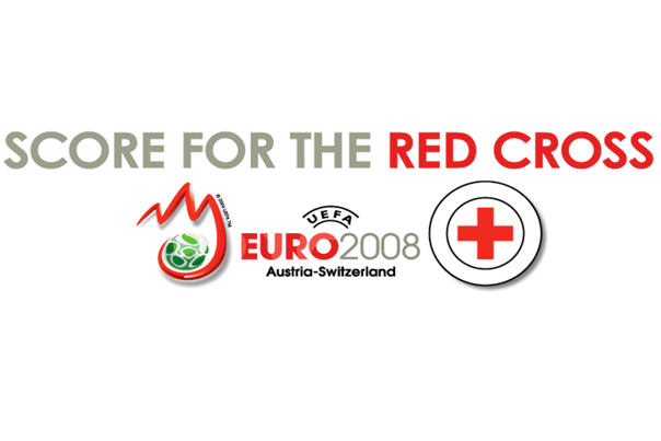 Логотип гуманитарного футбольного проекта Score for the Red Cross